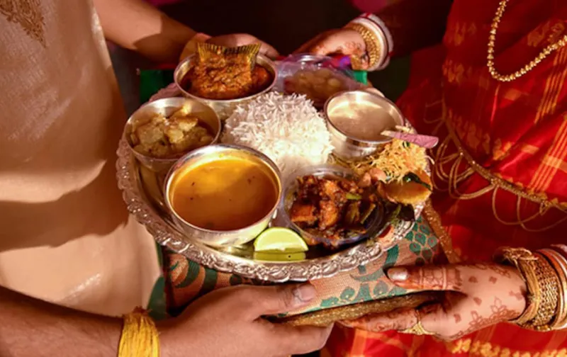 Ilish Macher Paturi - Bengali Hilsa Fish - Bengali Catering in Kolkata by Aroma Eventz